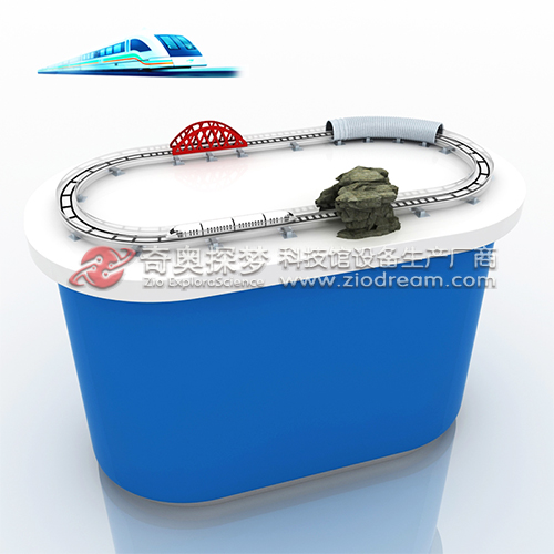 磁懸浮列車 中型科普展品 科技館設(shè)備-湖北奇奧探夢科教設(shè)備